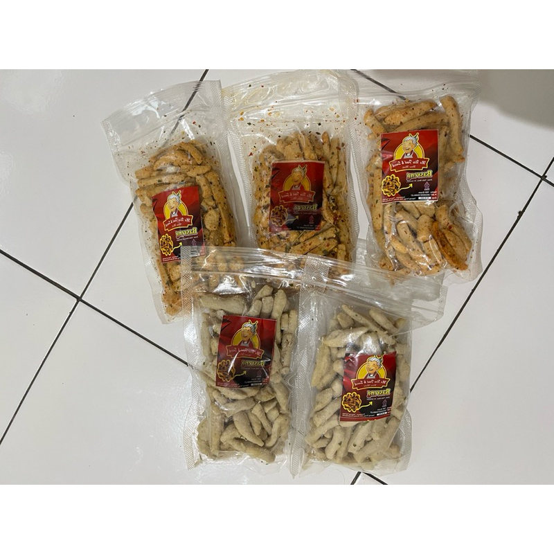 

camilan bantat dan basreng daun jeruk