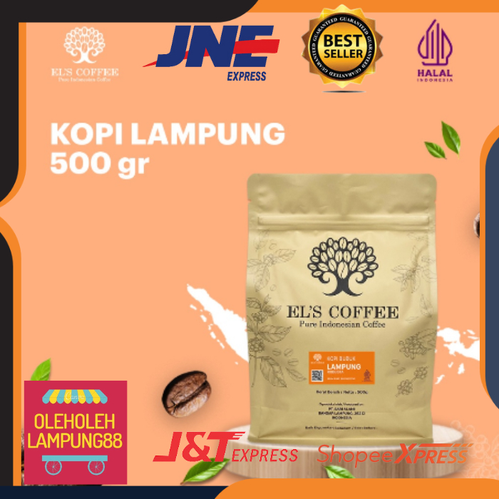 

Els Coffee El's Coffee Lampung Kopi Lampung Asli Kemasan 500Gr Kopi Robusta Lampung OlehOleh Lampung