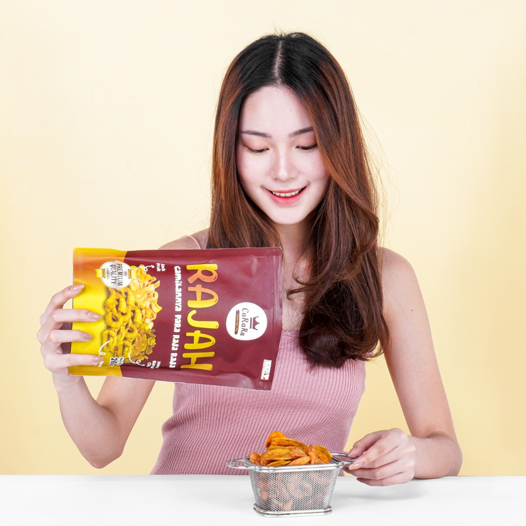 

Rajah 3in1 Besar 260Gr Rambak Pisang Honey Banana Chips Keripik Nangka Camilan Viral Carara