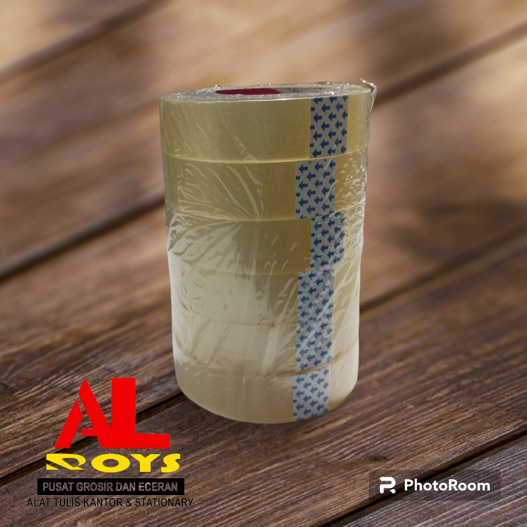 

Selotip 1 inch x 72yard daimaru Isolasi transparan ( 6 pcs )