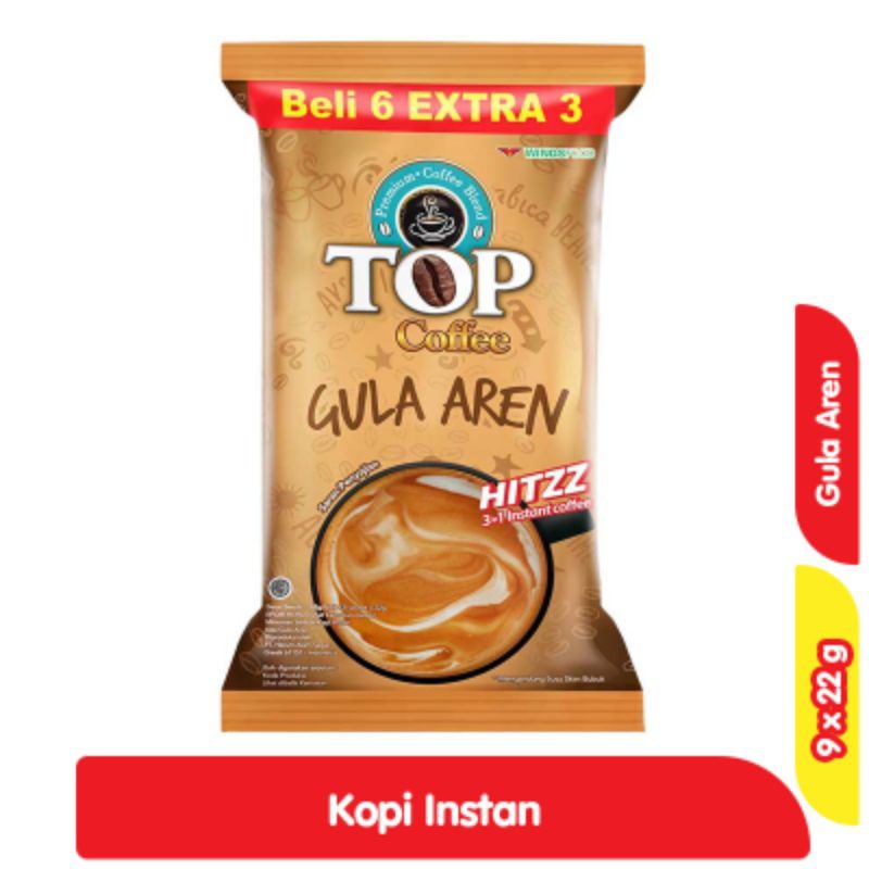 

TOP Coffee Kopi Sachet 9 x 22gr