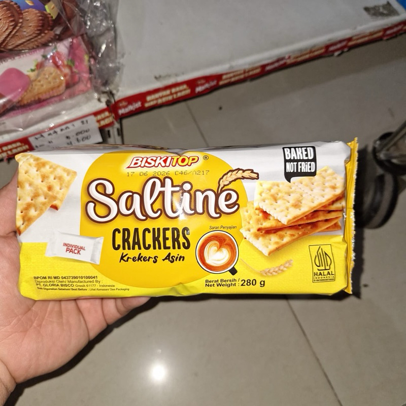 

Biskitop SALTINE crackers 280gram