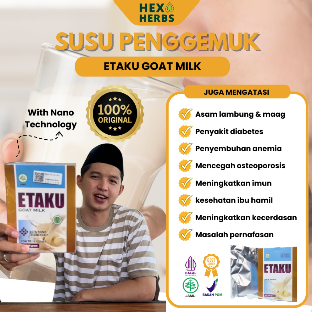 

Susu Penggemuk Badan - Susu Gemuk Badan Anak dan Dewasa BPOM - Penambah Nafsu Makan Anak