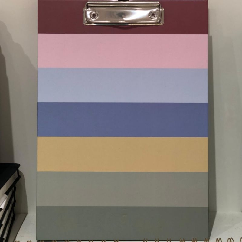 

[JASTIP FLYING TIGER] Rainbow Clip Board