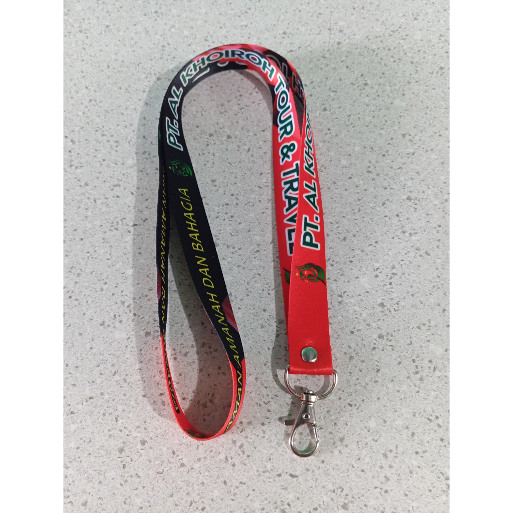 

Lanyard Custom/Cetak Lanyard 2Sisi/Cetak Lanyard Custom Full Printing 2Sisi