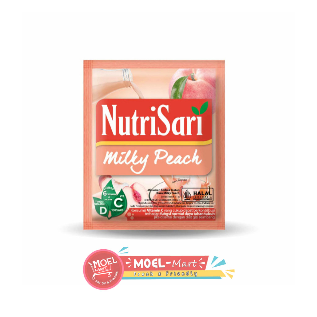 

NUTRI SARI MILKY PEACH 11GRX10'S