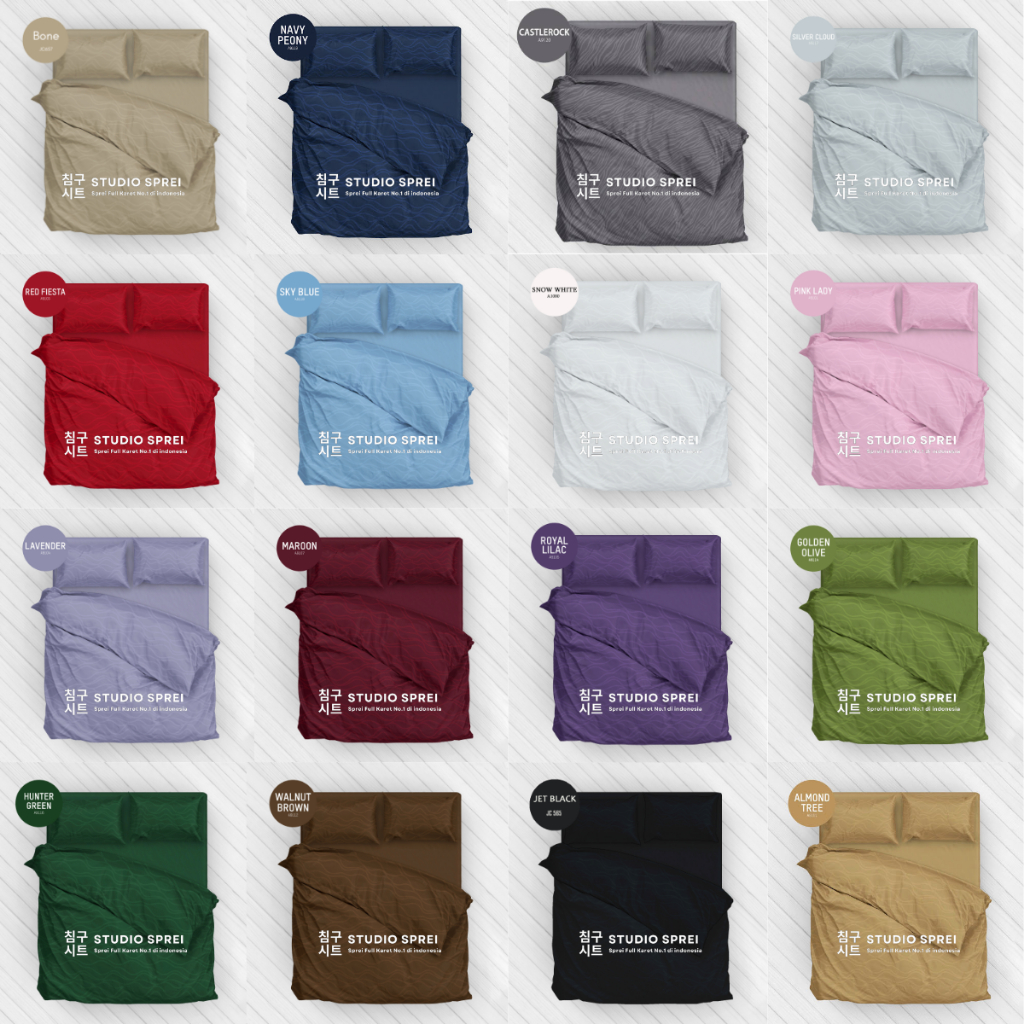 Bedcover 2 WARNA CUSTOM 140x230 & 200x230 Selimut Tebal Jumbo 8oz | Selimut Hotel The Star