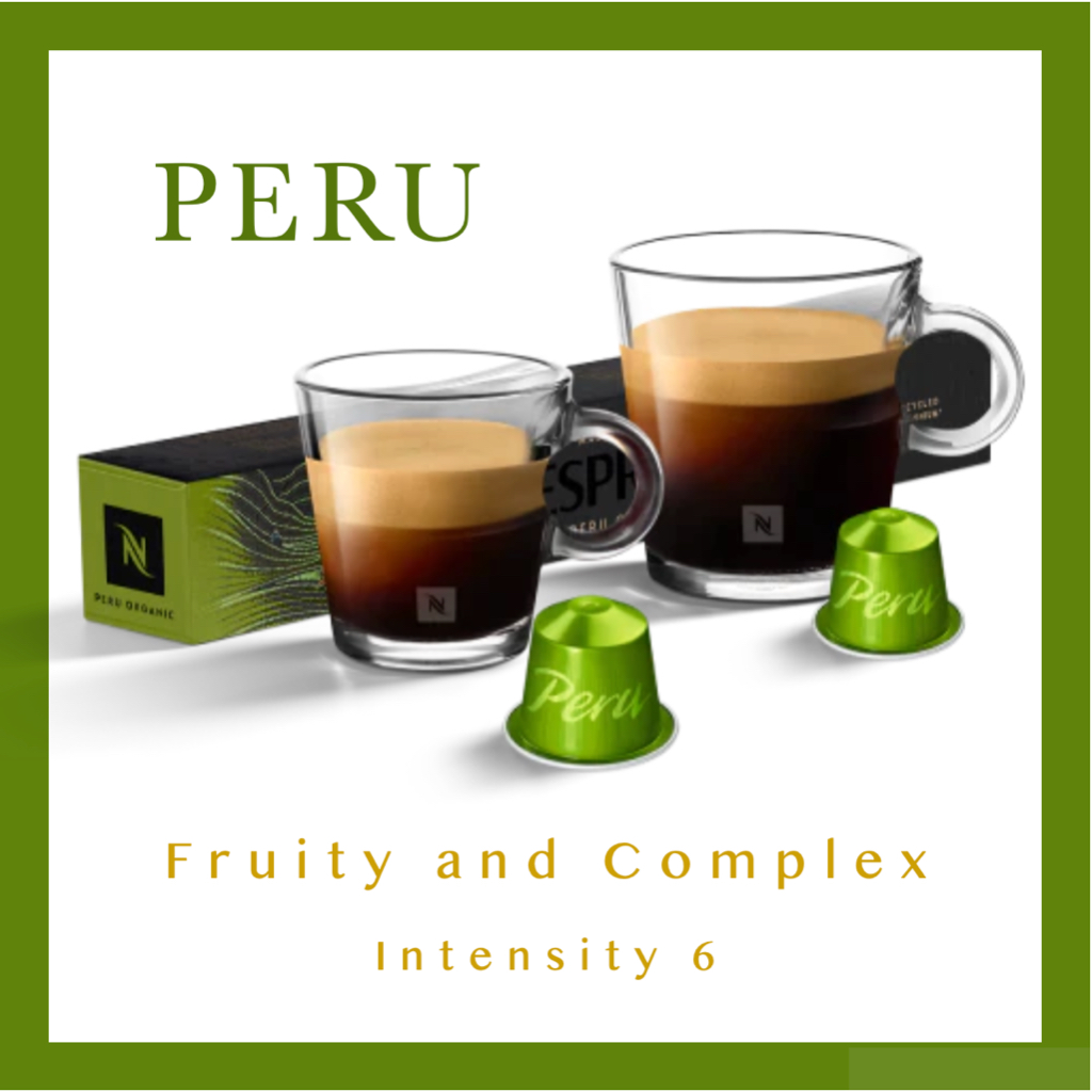 

PERU Organic Nespresso Coffee Capsules Kapsul Kopi