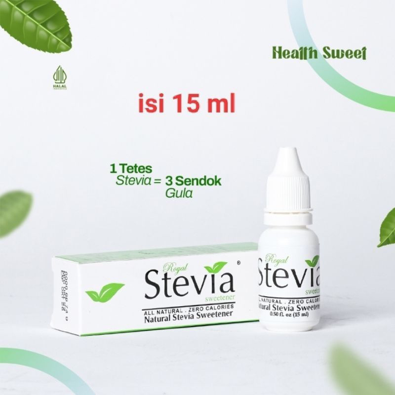 

ROYAL STEVIA PEMANIS ALAMI UNTUK DIABETES 15ML