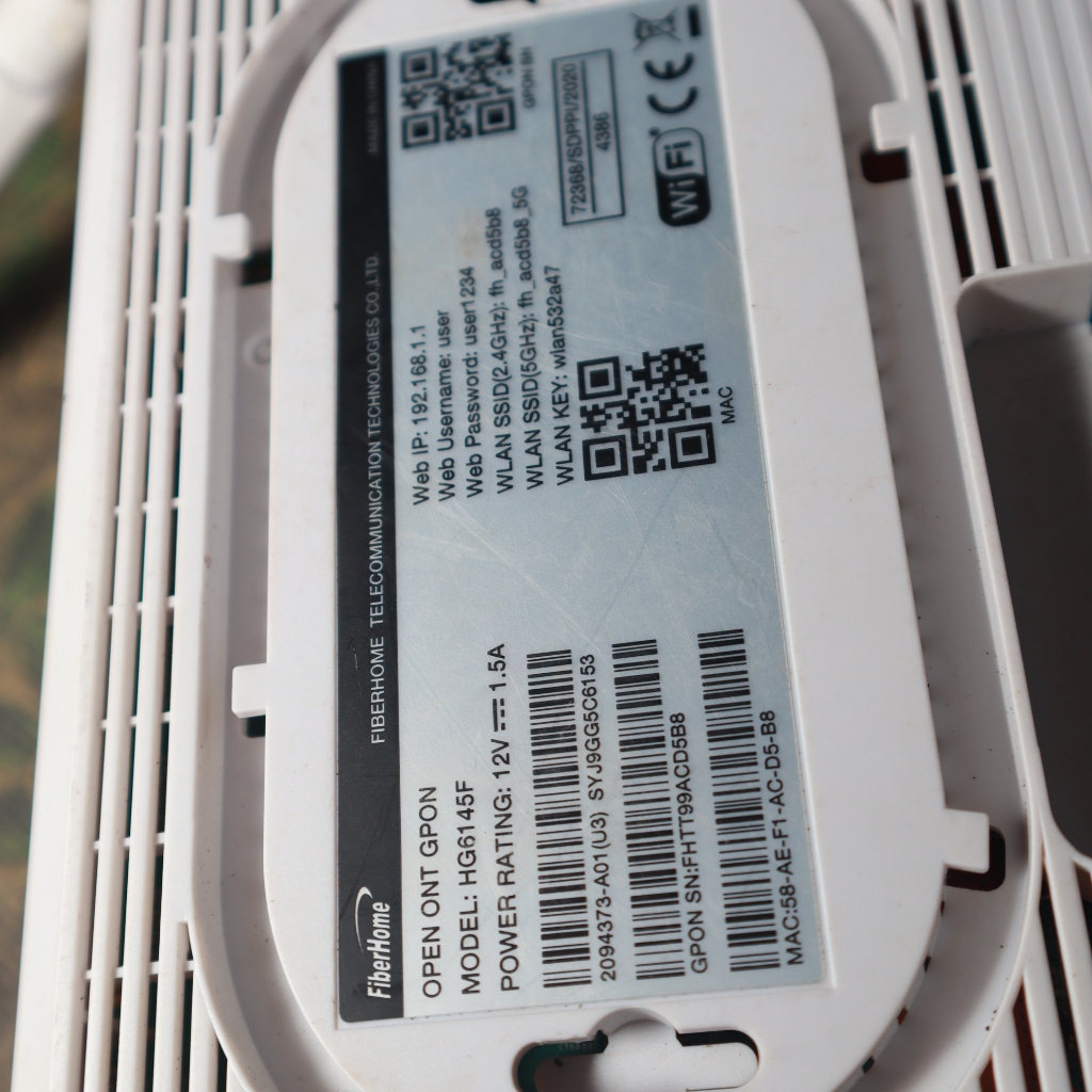 MODEM ONT FIBERHOME HG6145F 5GHZ