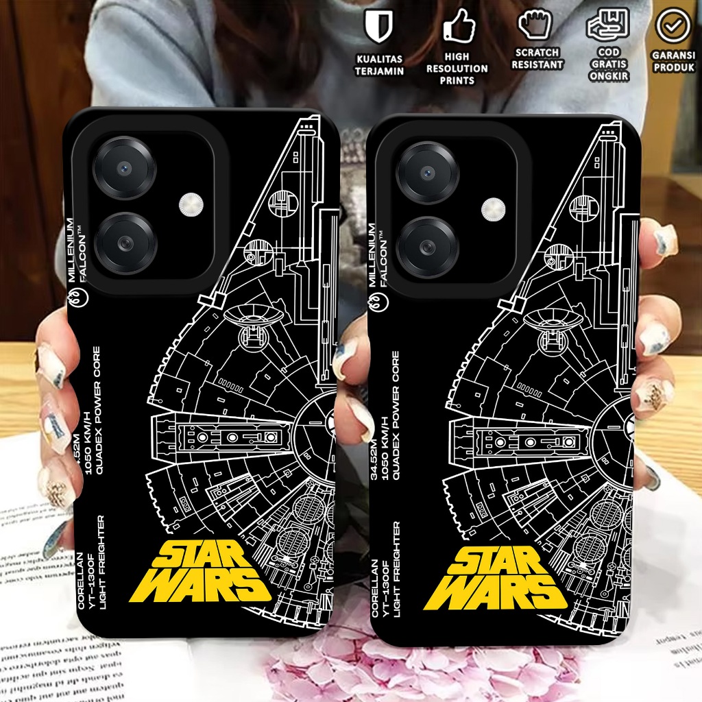 CASE OPPO A3 NFC - Case Hp Oppo A3 NFC Motif STARWARS - Softcase Hp Oppo A3 NFC - Casing Oppo A3 NFC