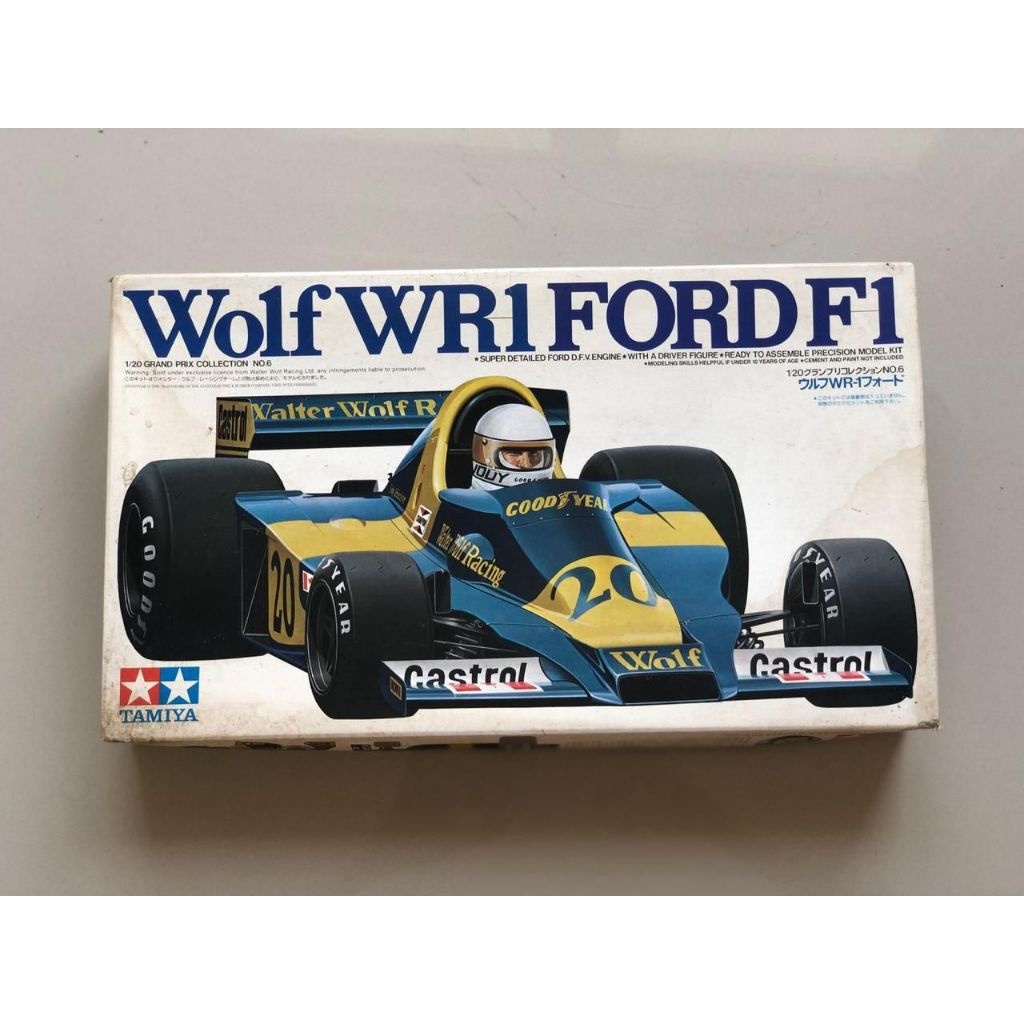 Tamiya 1/20 Wolf WR1 Ford F1 Model Kit