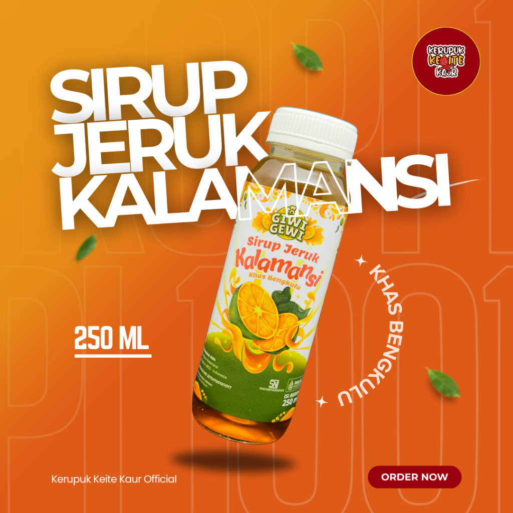 

Squash Jeruk Kalamansi Khas Bengkulu 250 ml