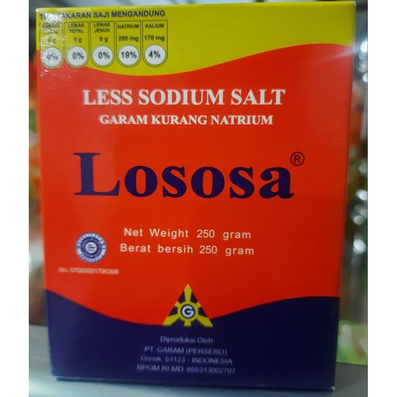

Lososa Less Sodium Salt Garam Kurang Natrium