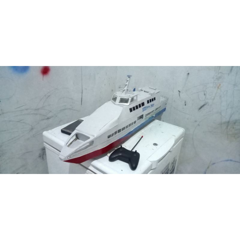 rc boat kapal Ferry Horizon miniatur kapal remote control handmade