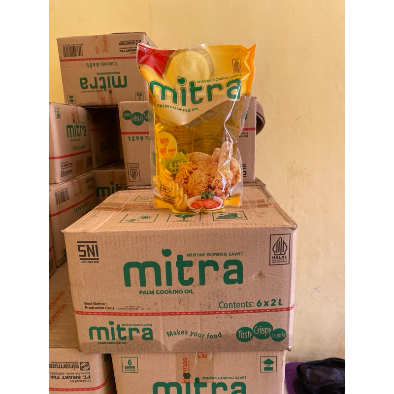 

Minyak Goreng Mitra 2 Liter 1 Dus (isi 6 Pouch)