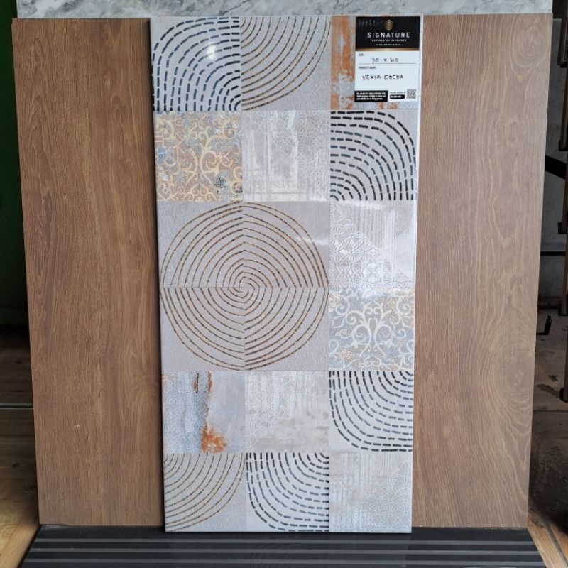Keramik Dinding Mulia Signature 30x60 NEXIA COCOA