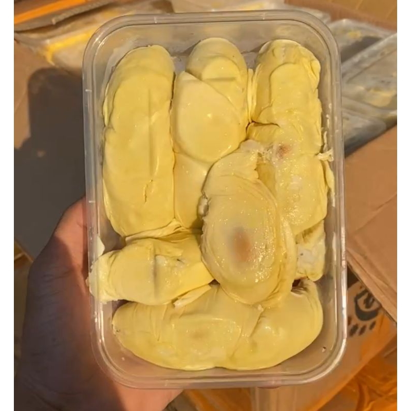 

INSTAN DURIAN KUPAS siap makan 1 box 500 gr