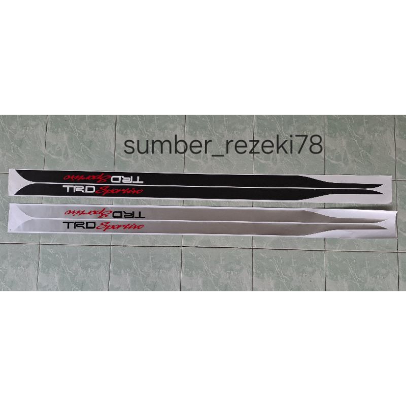sticker stiker trd Sportivo fortuner/stiker Toyota Fortuner TRD Sportivo/sticker trd sportivo
