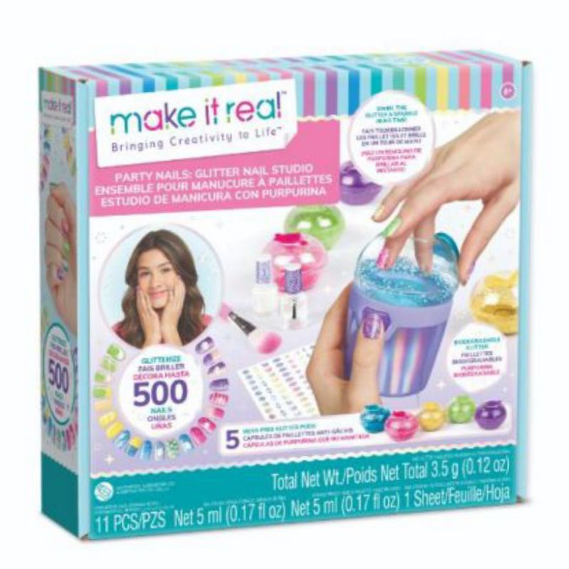 Make it real party nail Glitter design set original