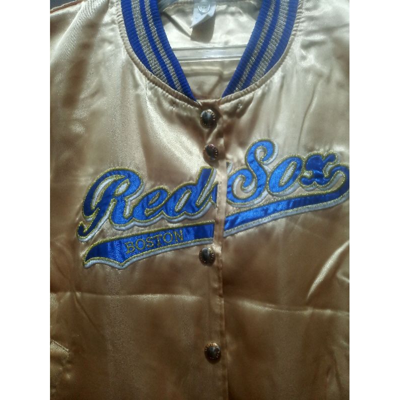 varsity redsox satin