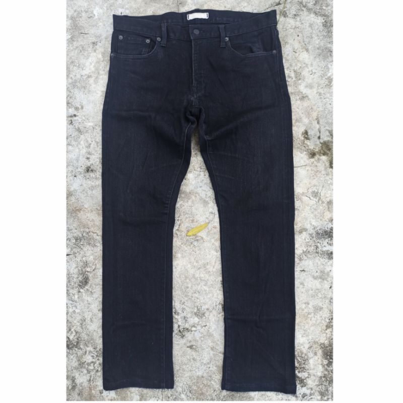 Uniqlo Selvedge Denim Black X Lea Jeans Momotaro Iron Heart