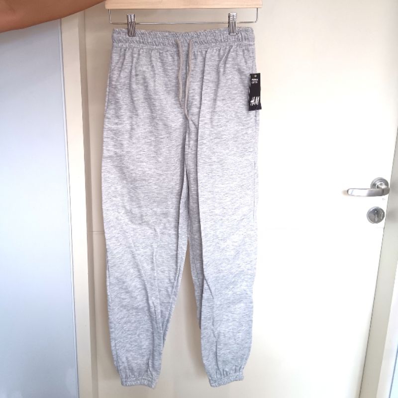CELANA PANJANG JOGER WANITA H&M GREY