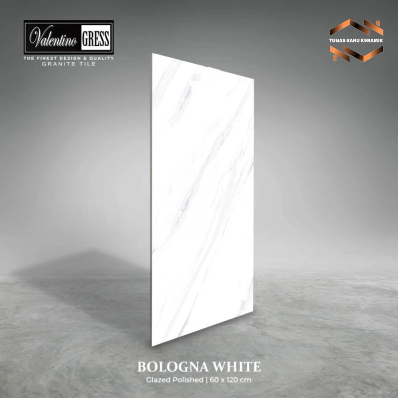Granit 60x120 Valentino Gress Bologna White | Glazed Polished