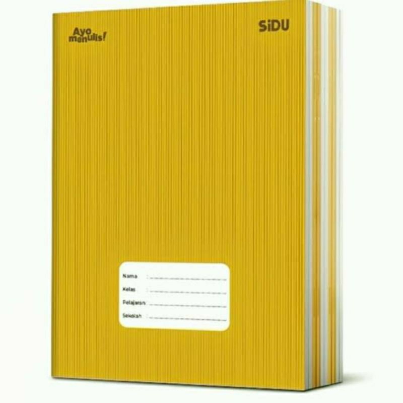 

Buku Tulis Sidu Sinar Dunia Sampul Coklat 40 Lembar / Buku Tulis Cover Coklat