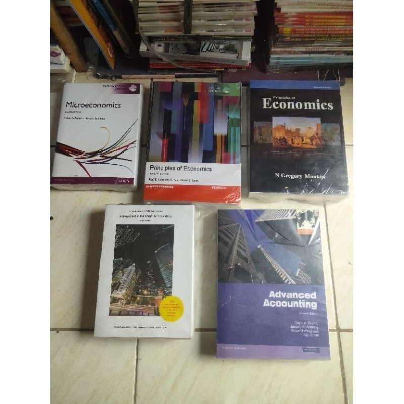 Varian Buku Economics - Accounting - Management; MICROECONOMIS, Principle of ACONOMICS, ADVANCE ACCO
