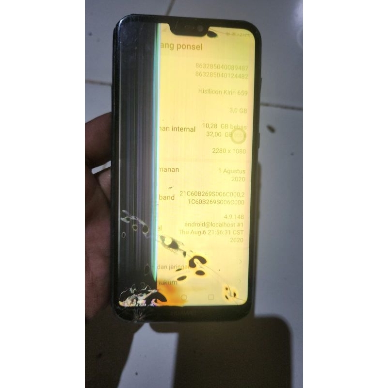 Honor 9i Mesin Normal, LCD Minus