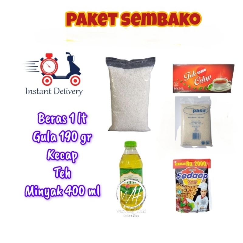 

PAKET SEMBAKO MURAH BERAS HAMPERS SEMBAKO HEMAT