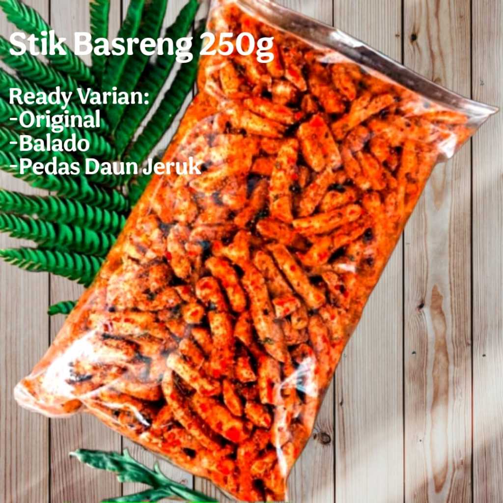 

Stik basreng pedas daun jeruk 250g basreng viral original basreng balado