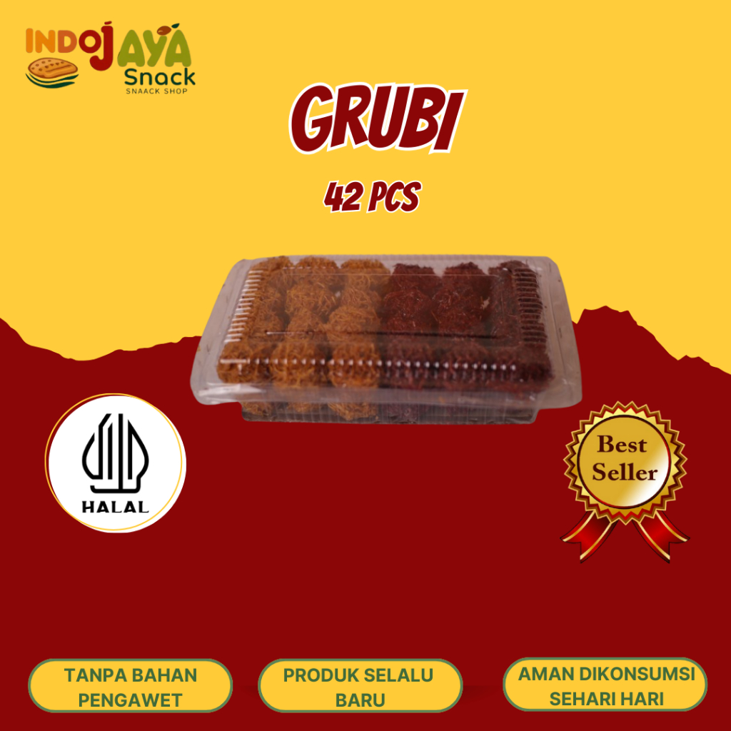 

Grubi Kremes Bola bola ubi Carang Mas isi 42pc