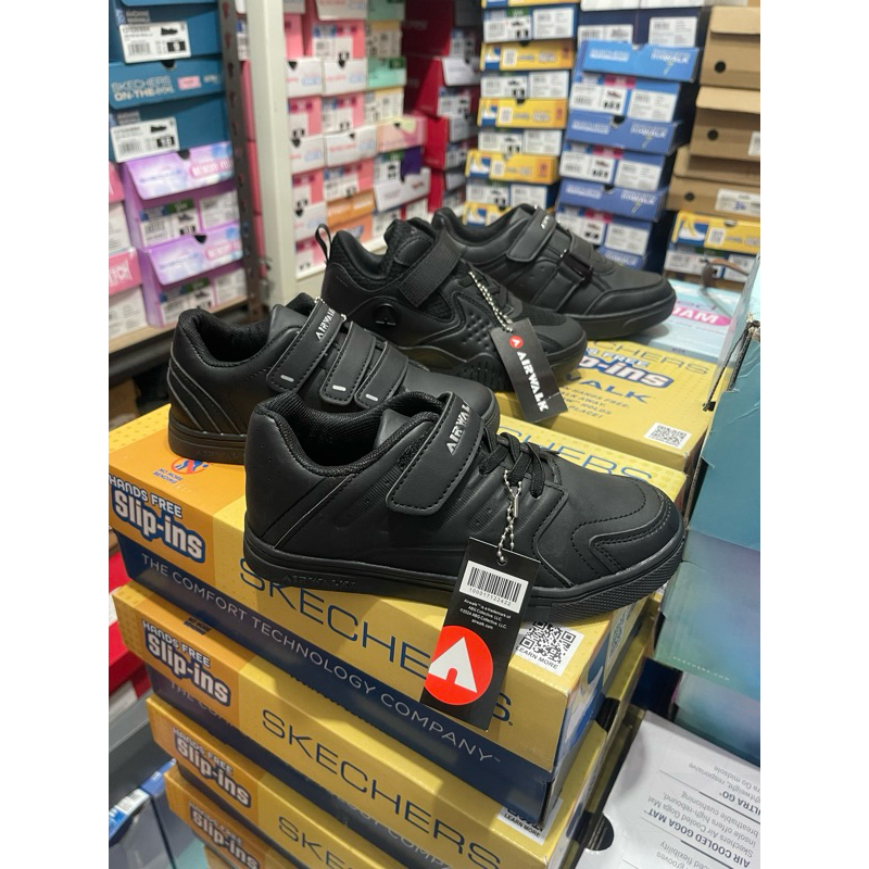 SEPATU AIRWALK BLACK KIDS ORIGINAL STORE Sepatu anak hitam
