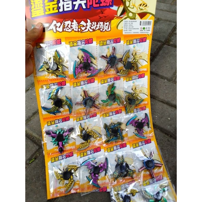 2 Pcs Mainan Spinner Naruto