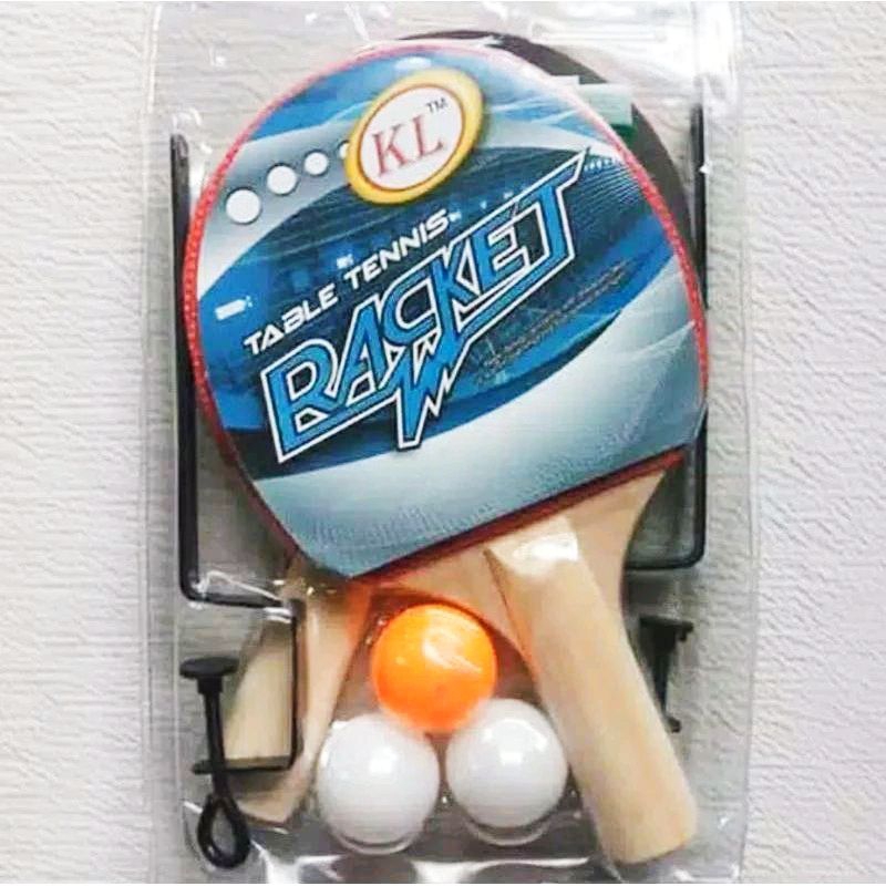 Raket/Bet Tenis Meja Set KL dan Tiang + Net. Tennis Meja