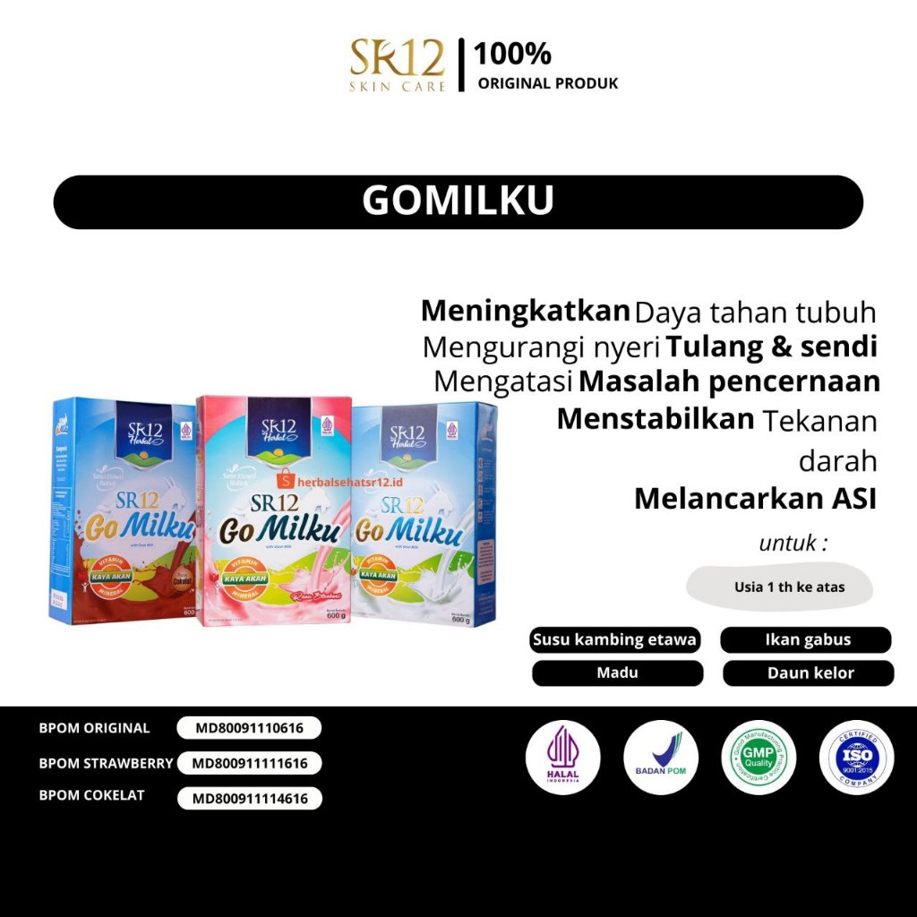 

Gomilku SR12 - Susu Kambing Etawa Penggemuk Badan