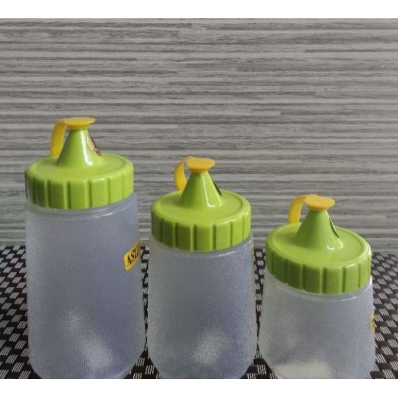 Botol Kecap OWL 200ml , 300ml , 400ml, 500ml Dan 1000ml /Botol Saos Sambal Kecil /Botol Sambal Plast