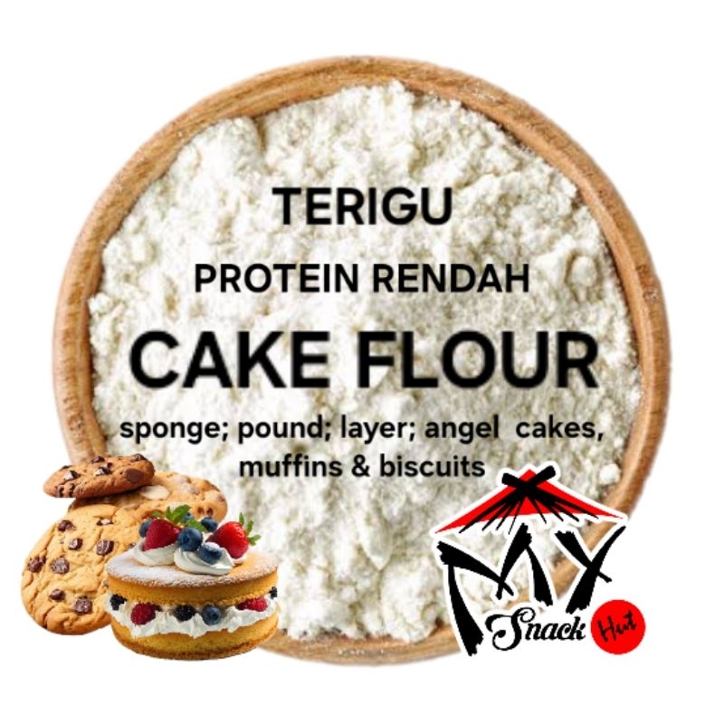 

TERIGU PROTEIN RENDAH 250GR TEPUNG KUNCI BIRU CAKE FLOUR LOWEST GLUTEN BISKUIT MUFFIN LAPIS SPONGE