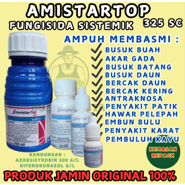 AMISTARTOP 325SC ORIGINAL FUNGISIDA SISTEMIK REPACKING