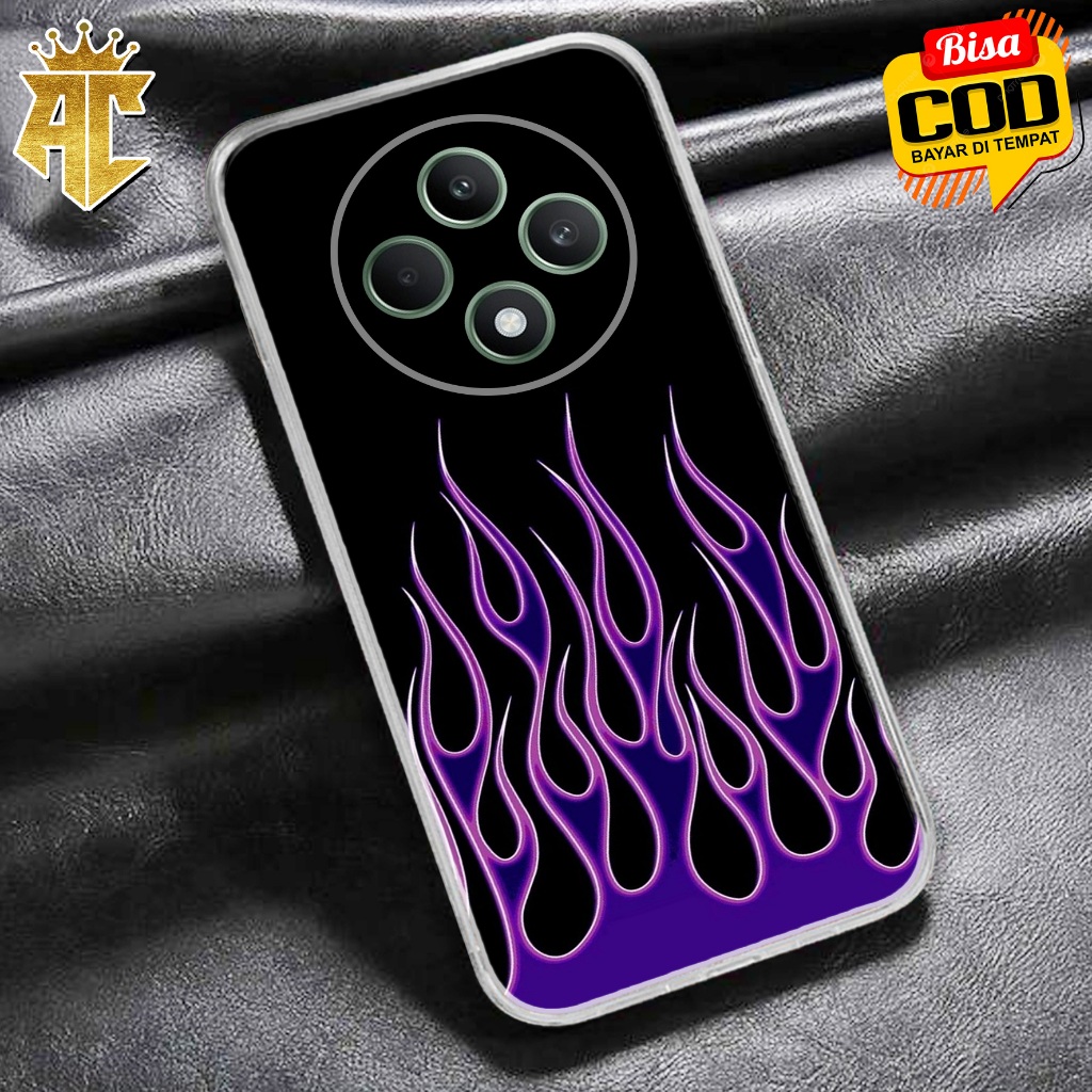 CASE OPPO RENO 12F - Casing OPPO RENO 12F Terbaru AERO CASE [ FIRE ] Silikon OPPO RENO 12F - Case Hp