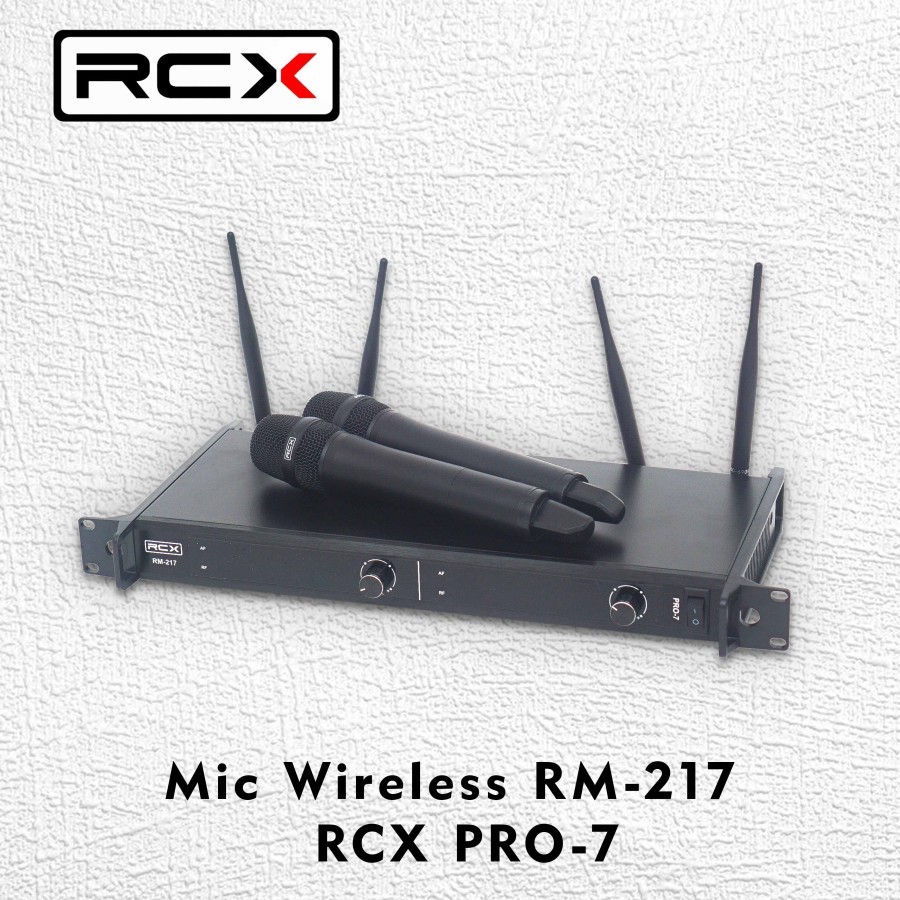 Mic / Microphone Wireless RCX RM-217 PRO-7 UHF (2 Mic)