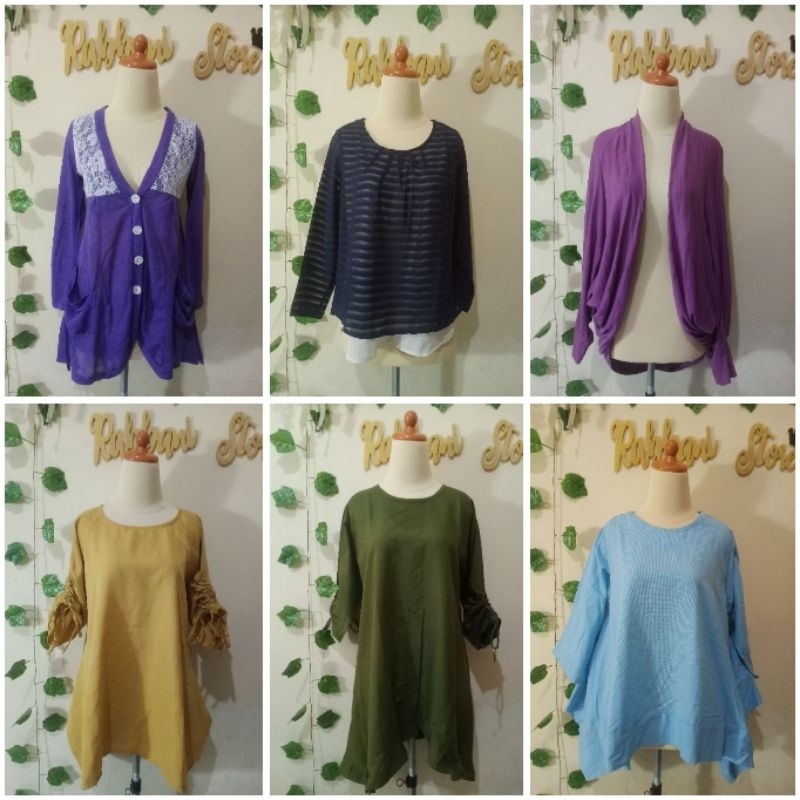 BAJU ATASAN WANITA/KAOS/KEMEJA/BLUS/RAJUT/TUNIK