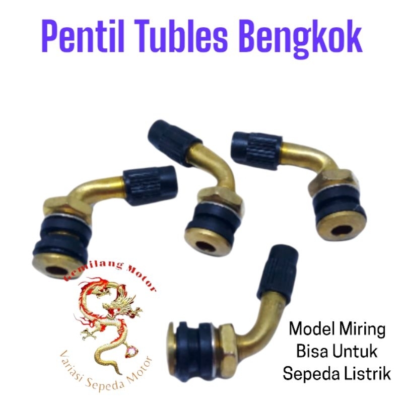 PENTIL BAN TUBLES PENTIL TUBELESS BENGKOK SEPEDA MOTOR