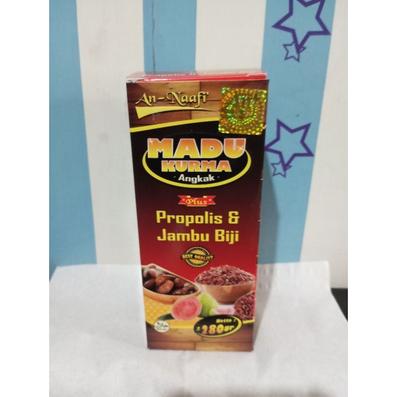 

MADU KURMA ANGKAK PLUS PROPOLIS & JAMBU BIJI MERAH (280 gram)