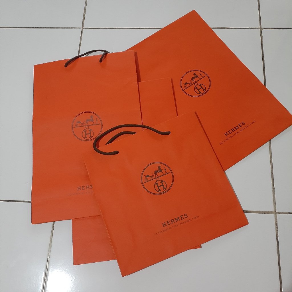 Preloved Paper Bag Hermes