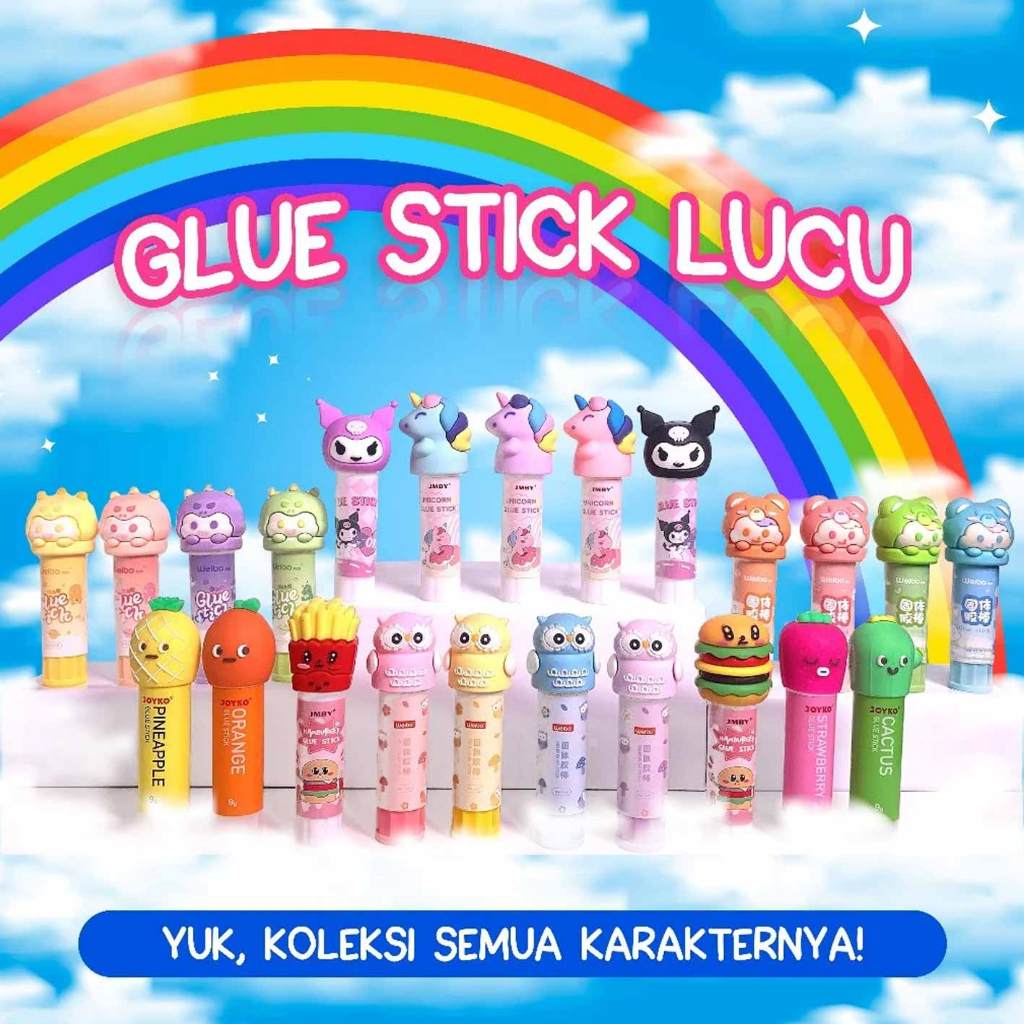 

(Live) GLUE Stick Lucu / Lem Stik Karakter Lucu / PALING LENGKAP