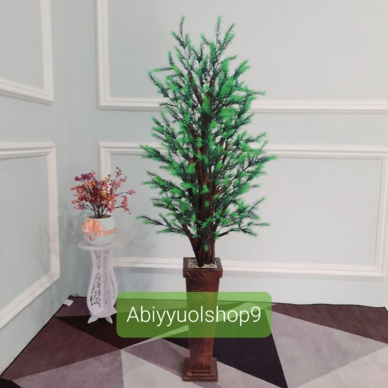 ID NEW ARRIVAL POHON CEMARA ARTIFICIAL POHON HIAS CEMARA BUNGA HIAS ARTIFICIAL CEMARA INCLUDE POT