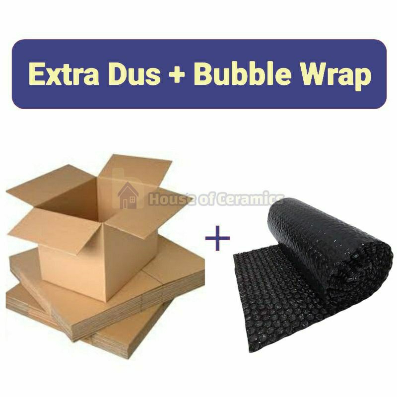 

EXTRA BUBBLE WRAP + DUS TAMBAHAN